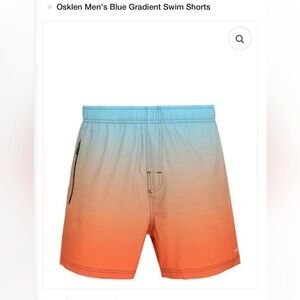 Osklen Men's Gradient Swim Shorts NWT M